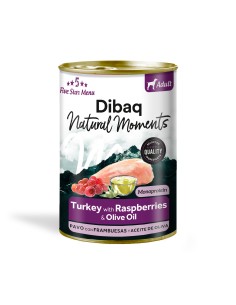 Dibaq Natural Moments Adulto Pavo con Frambuesa