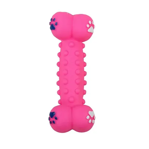 BRINQUEDO OSSO DE VINIL COM SALIÊNCIA -