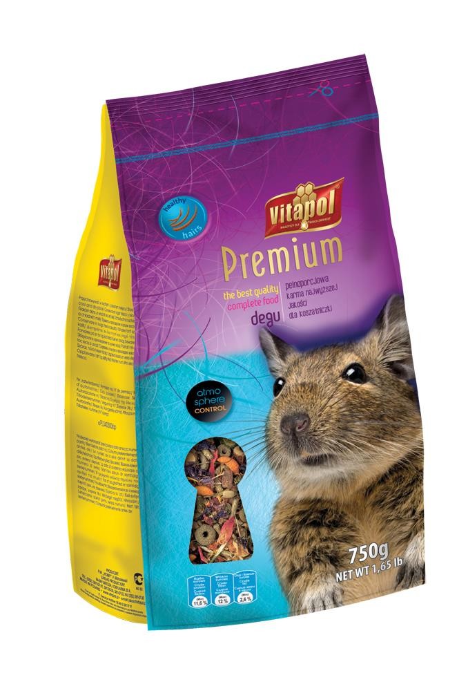 Premium karma pełnoporcjowa dla koszatniczki 750 g