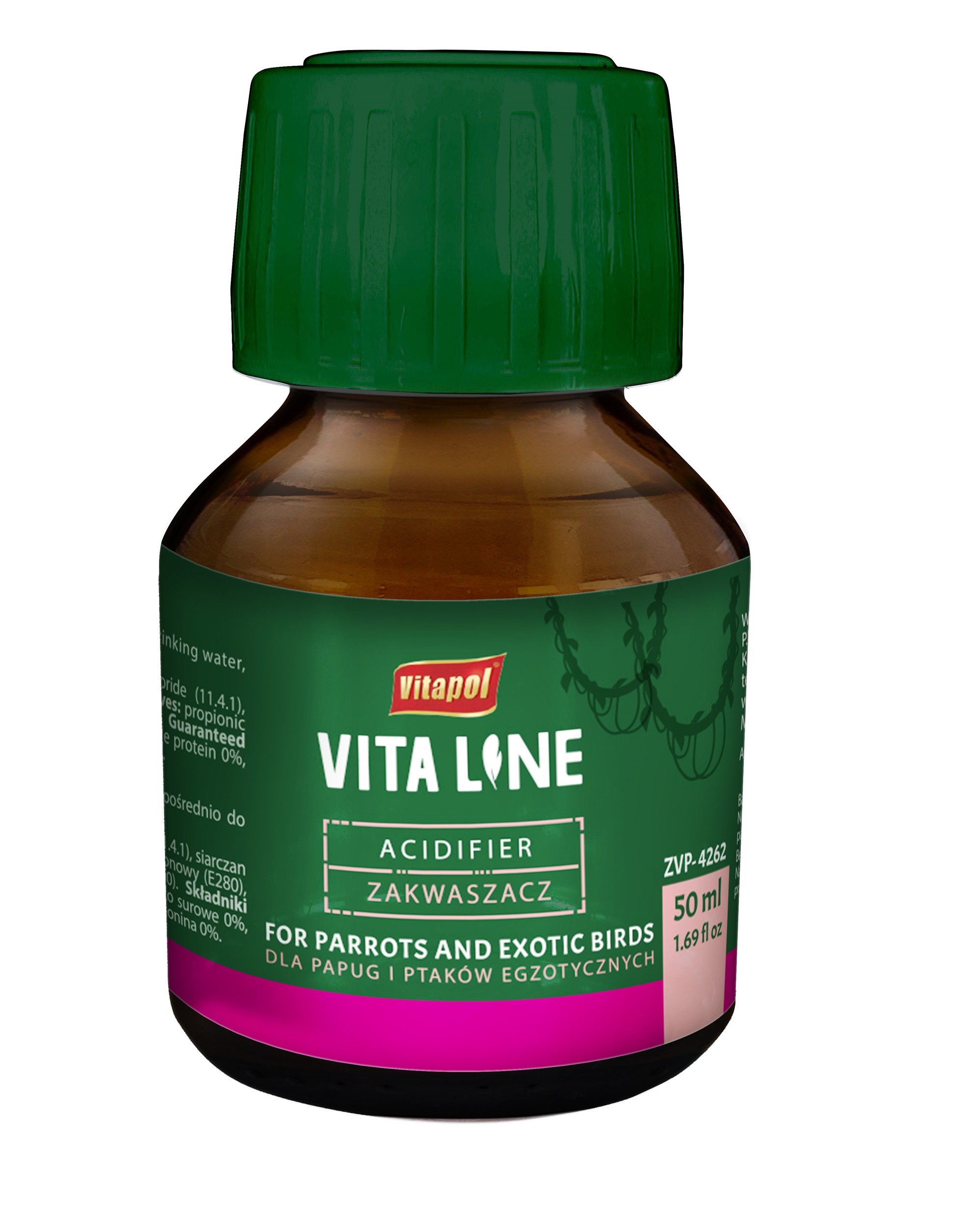 Vitaline zakwaszacz dla ptaków egzotycznych 50ml