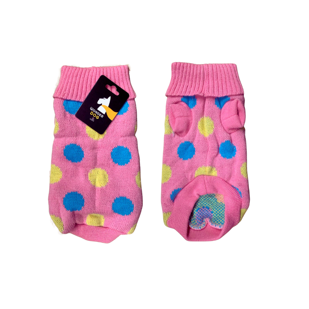Chaleco Rosa con puntos M
