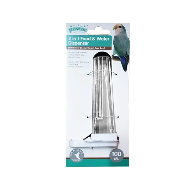 ALIMENTADOR PARA PÁSSAROS 100ML (13CM)