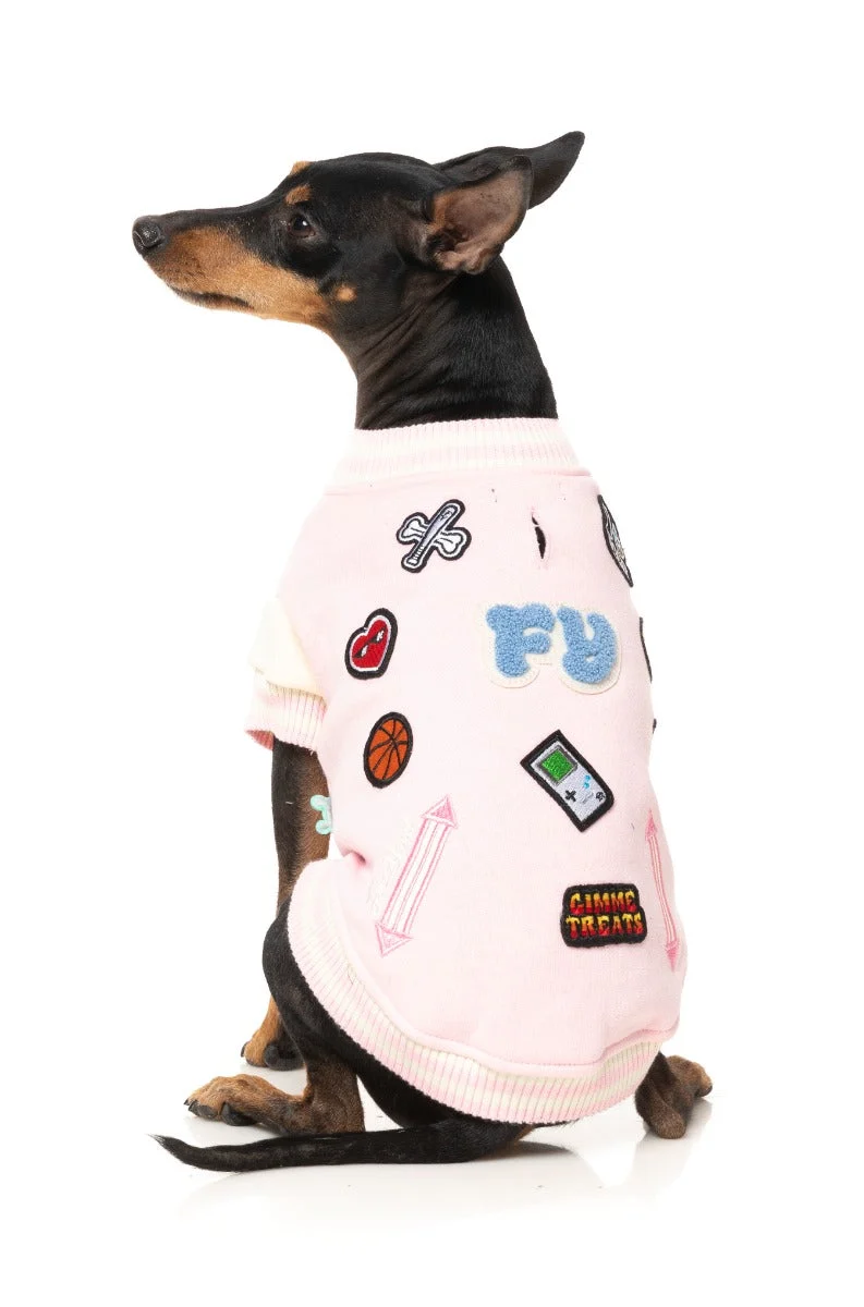 The Letterman Jacket - Pink