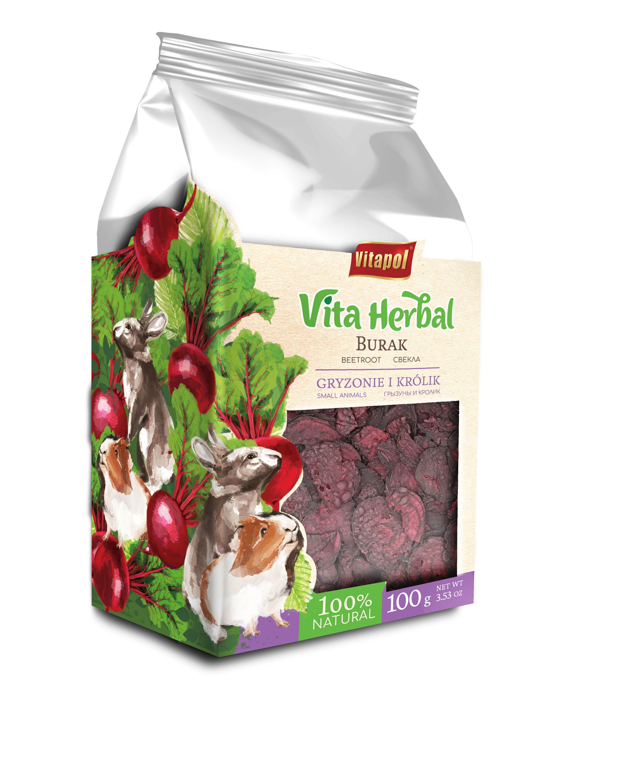 Vita Herbal burak suszony dla gryzoni i królików 100 g