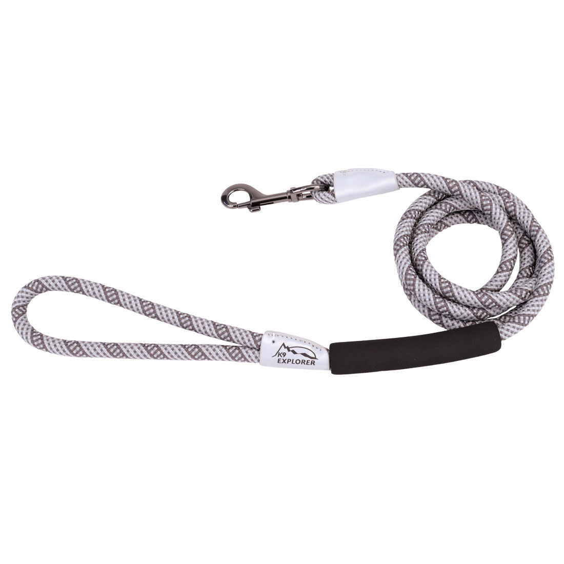 K9 Explorer Brights Reflective Braided Rope Snap Leash