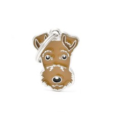 Friends Airedale Terrier ID Tag