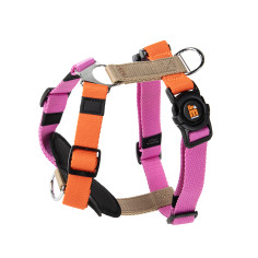 memopet® Color Block H-Harness Fuchsia Straps