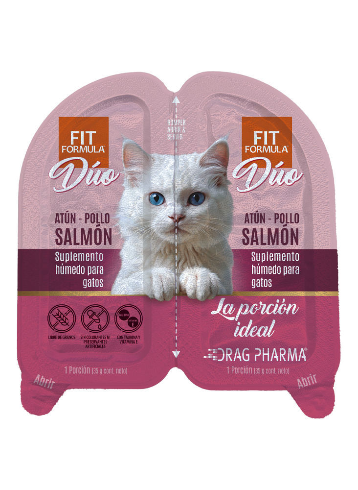 SUPLEMENTO HÚMEDO FIT FORMULA DÚO CON ATÚN – POLLO – SALMÓN
