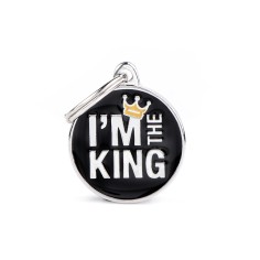 Charms Pequeño "I'm The King" ID Tag