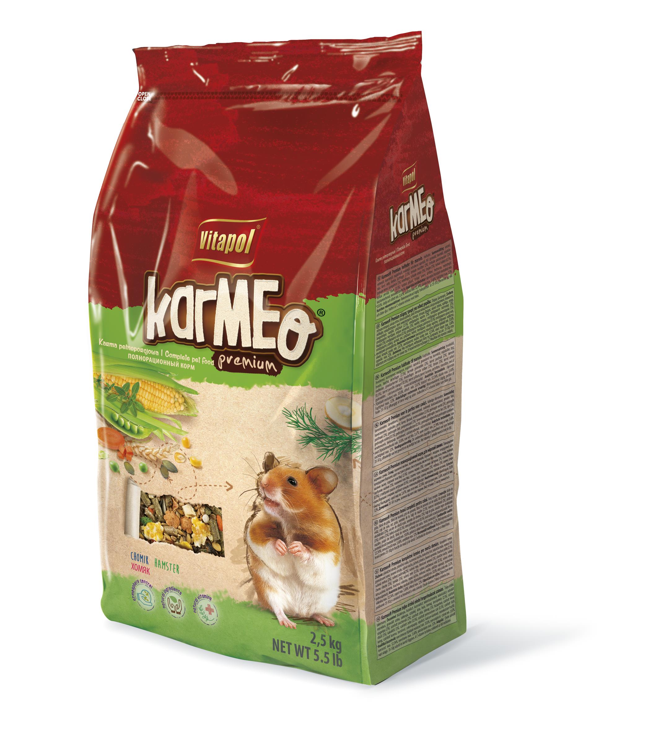 Karmeo Premium karma pełnoporcjowa dla chomika 2,5 kg