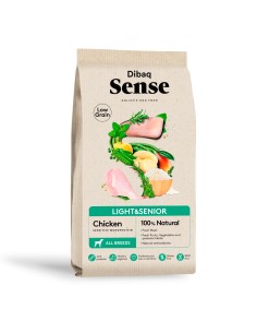 Dibaq Sense Low Grain Pollo Light o Senior