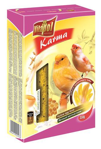 Pokarm jajeczny wybarwiający żółty dla kanarka 350 g