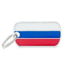Flags Russia ID Tag