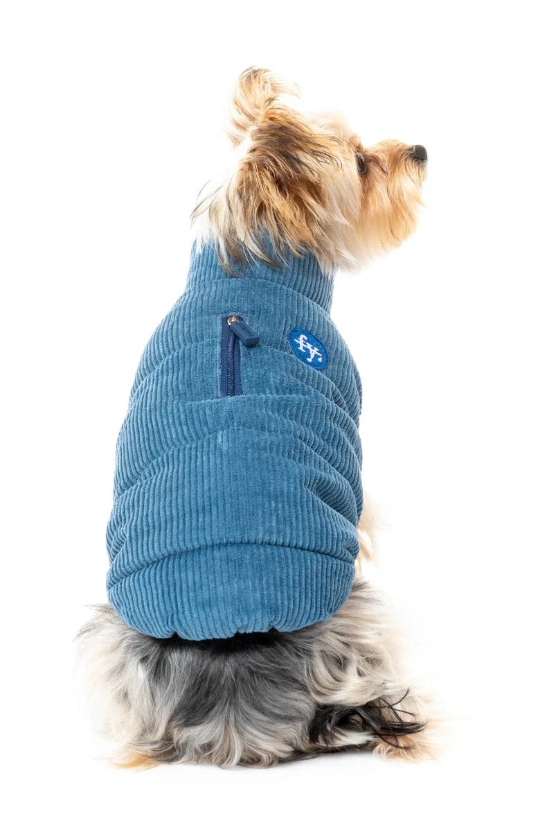 Mosman Puffer Jacket - Washed Blue