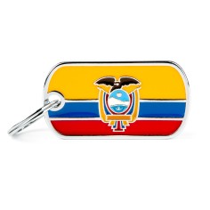 Flags Ecuador ID Tag