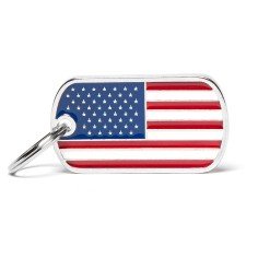 Flags USA ID Tag