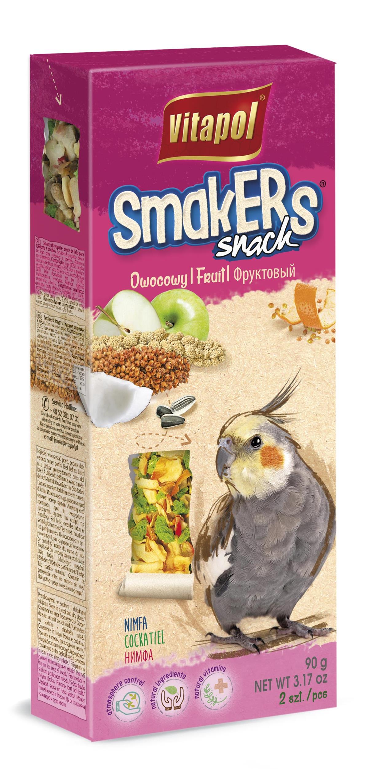 Smakers Snack owocowy dla nimfy 2 szt.