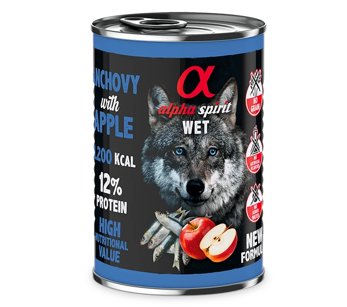 Paté de Boquerón con Manzana Roja para Perros 400gr