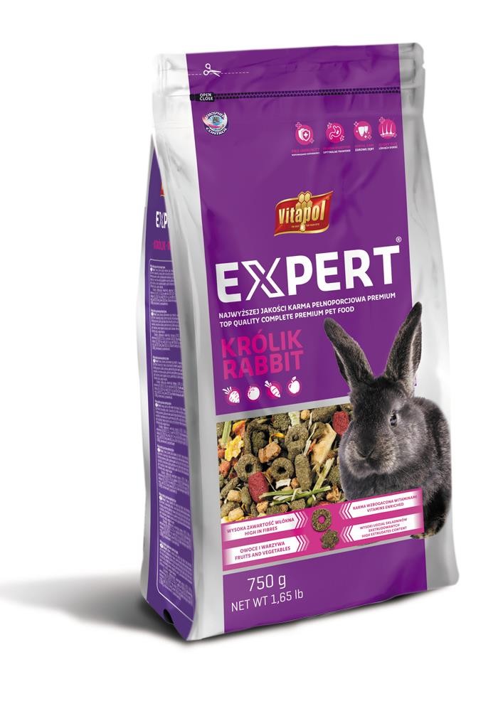 Expert karma pełnoporcjowa dla królika 750g