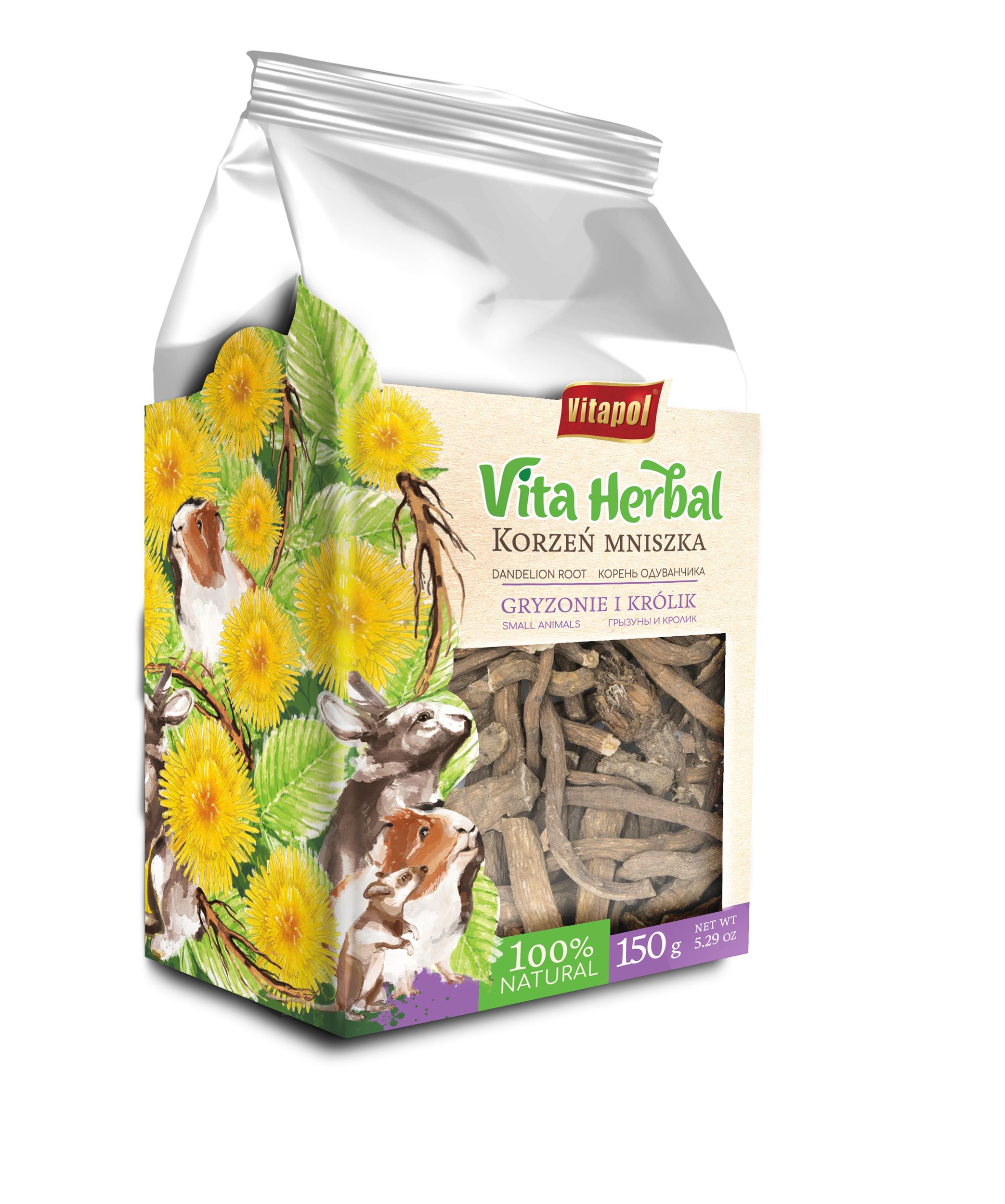 Vita Herbal korzeń mniszka lekarskiego dla gryzoni i królików 150 g