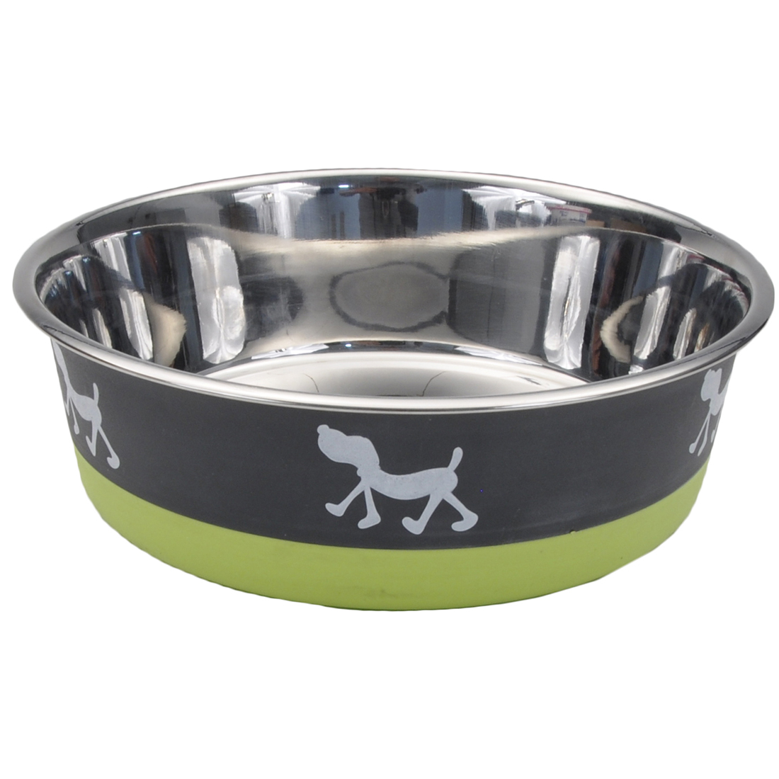 Maslow Design Series Non-Skid Pup Design Dog Bowls