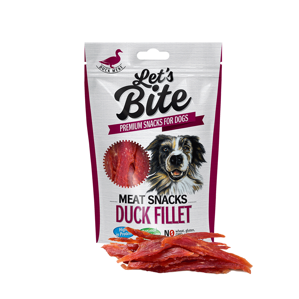 Brit Let's Bite Meat Snacks Duck Fillets