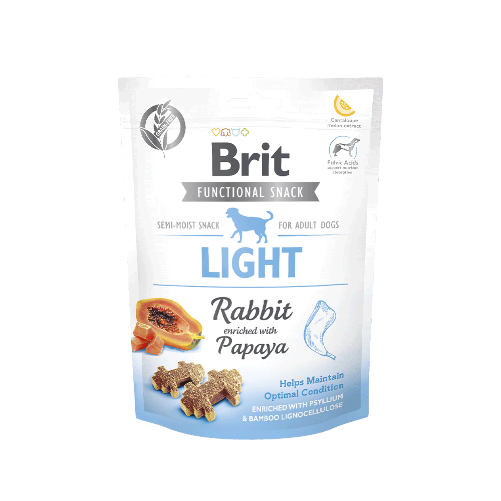 Brit Functional Snack Light Rabbit - Enriched with Papaya