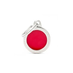 Classic Small Red Circle ID Tag
