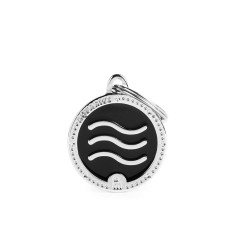 Zodiac Sign ID Tag Aquarius