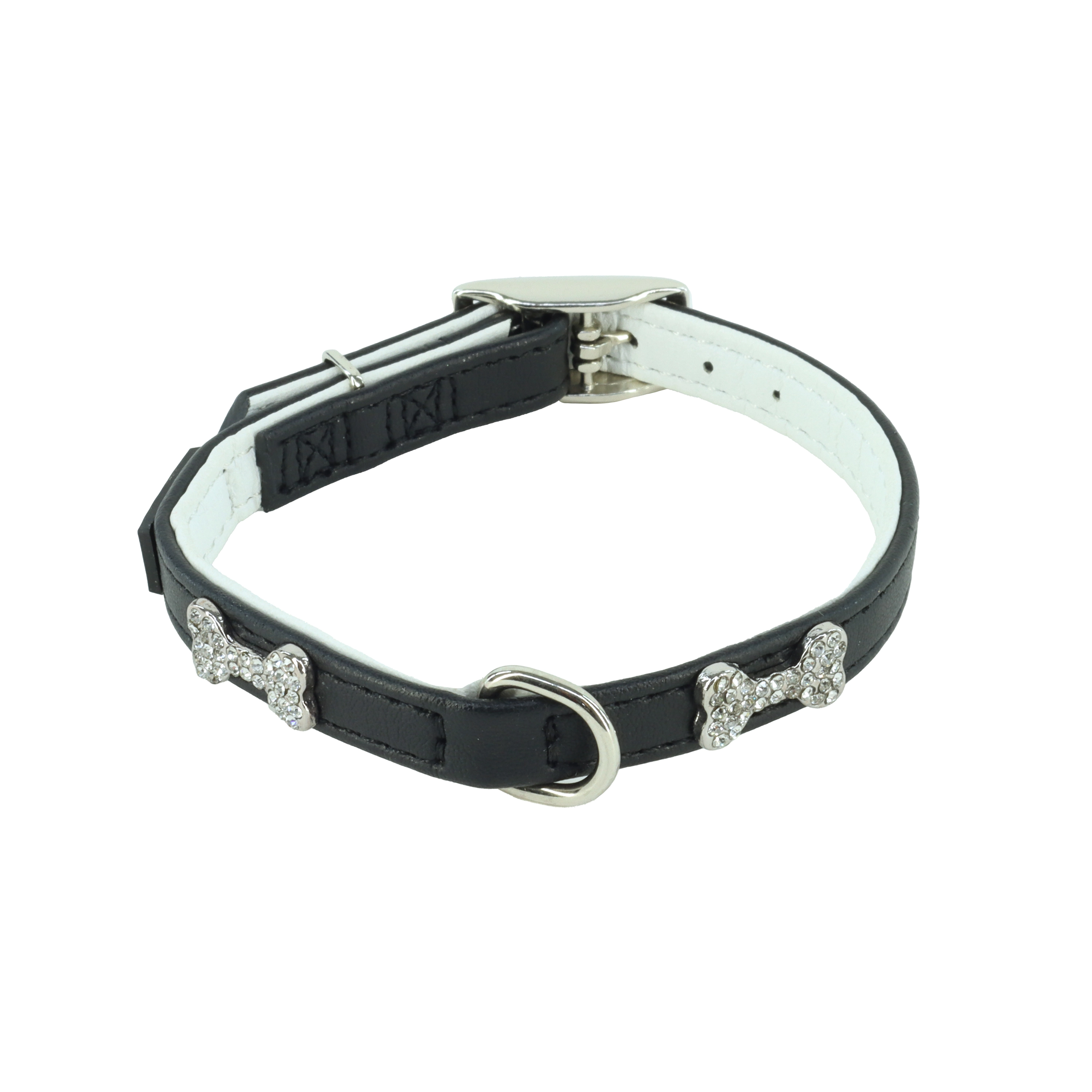 Li'l Pals by Coastal Posh B'Dazzled Bone Dog Collars