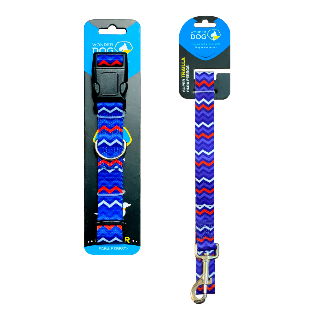 Collar para perros azul M