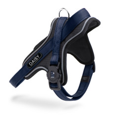memopet® ID Customizable Dark Blue Y-Harness