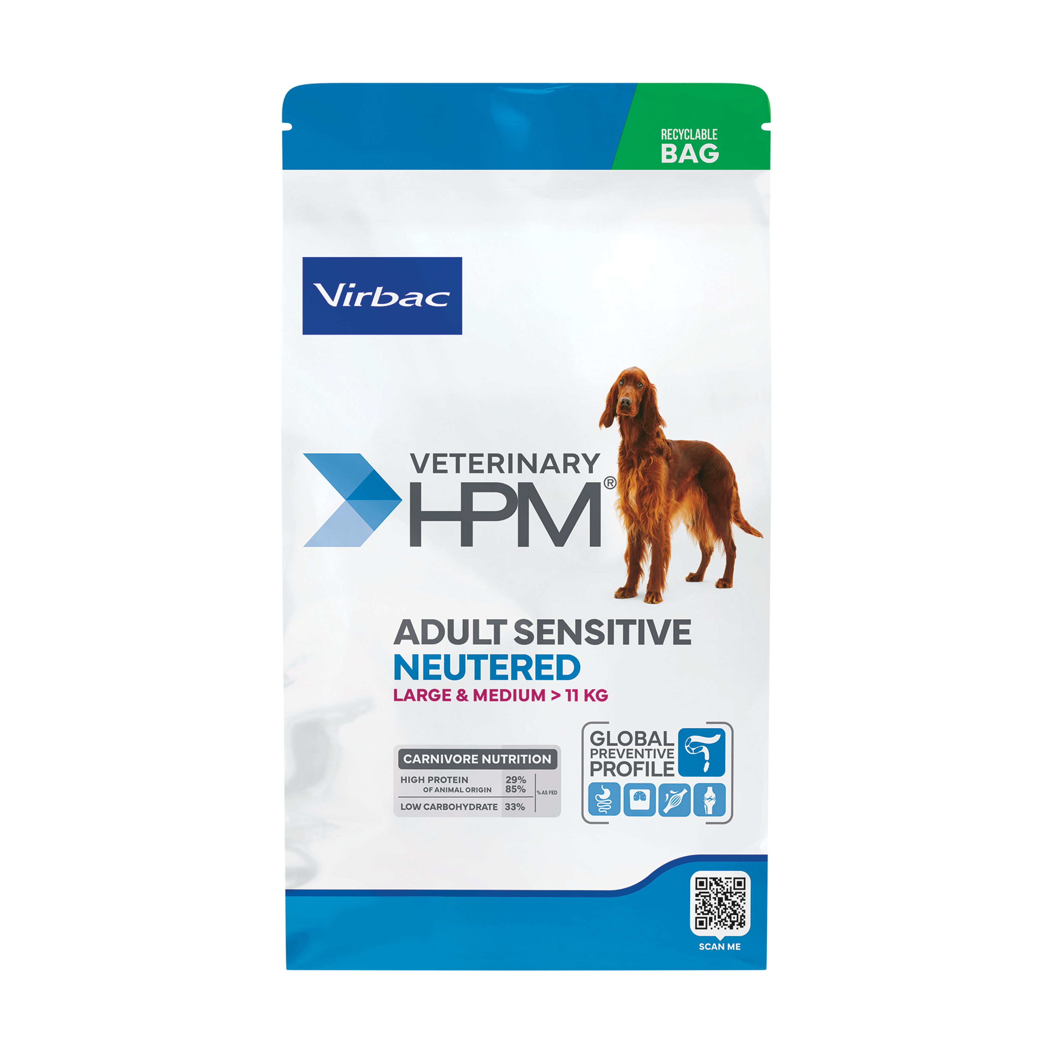 Adult Sensitive Neutered Large & Medium - Pienso digestivo para perros esterilizados