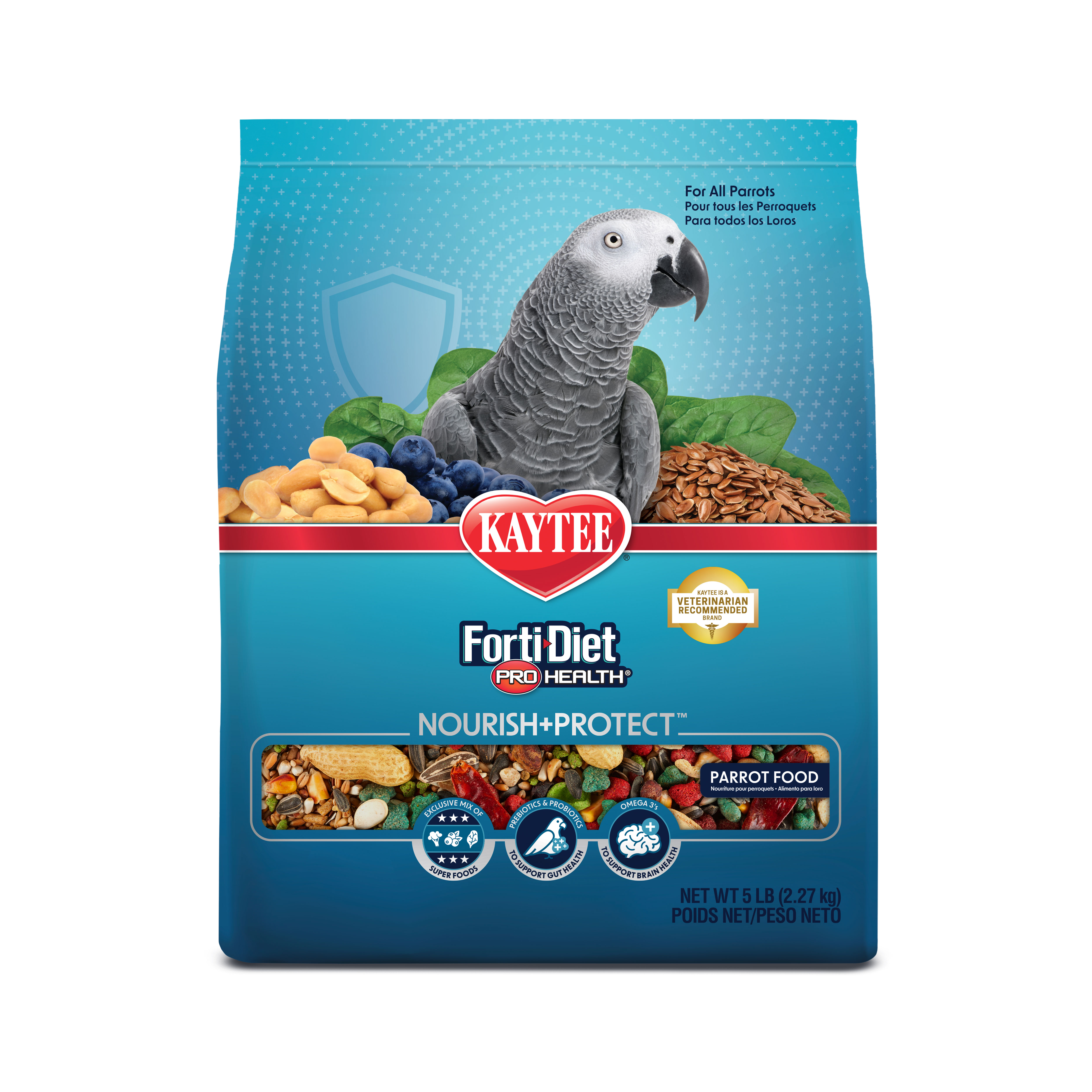 Kaytee Forti-Diet Pro Health Nourish+Protect Parrot Food