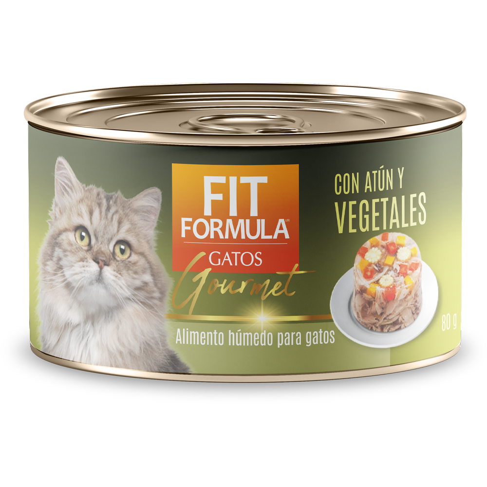 Alimento Húmedo Gourmet para gatos con Vegetales