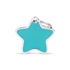 Charms Big Blue Star ID Tag