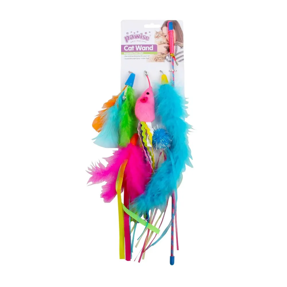 VARINHA PARA GATOS COM 5 BRINQUEDOS PARA