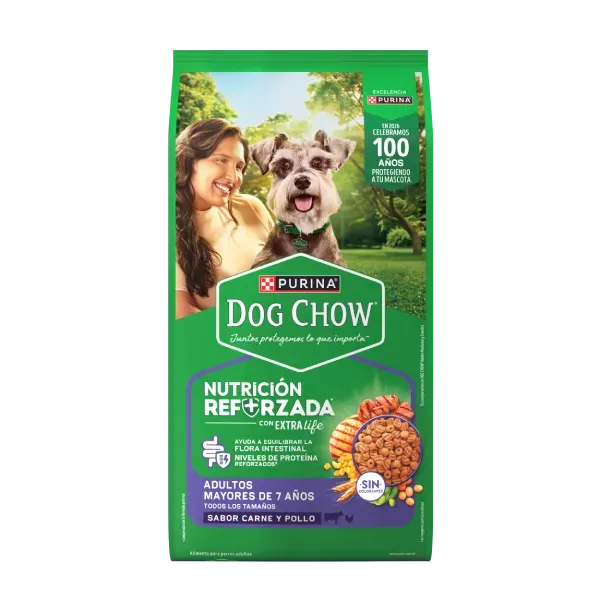 Dog Chow Senior: alimento para perros adultos mayores de 7 años