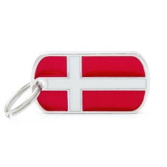 Flags Denmark ID Tag