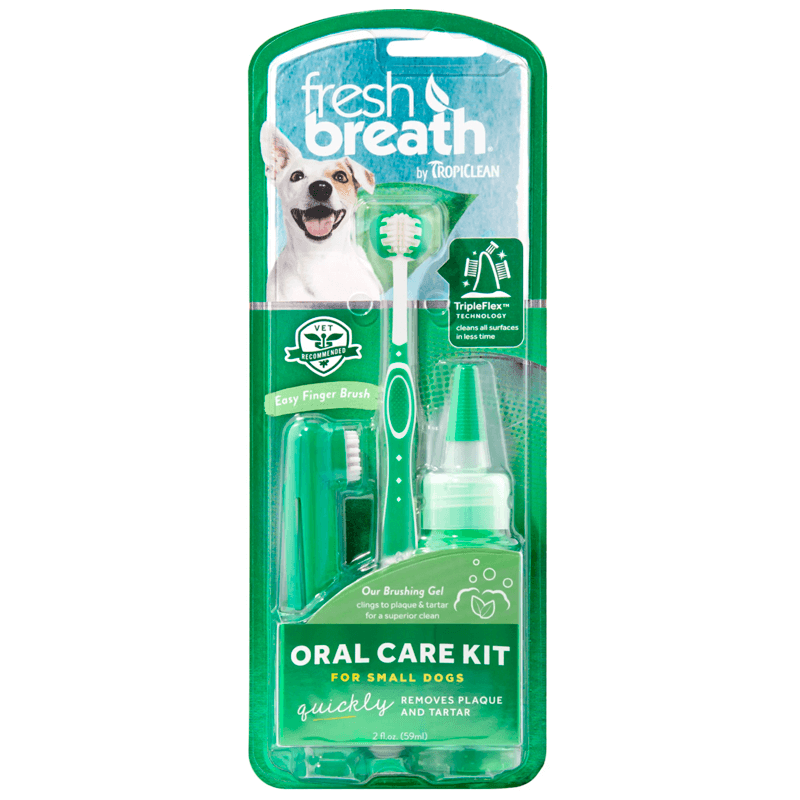 TropiClean Fresh Breath Dog Oral Care 3 Kit
