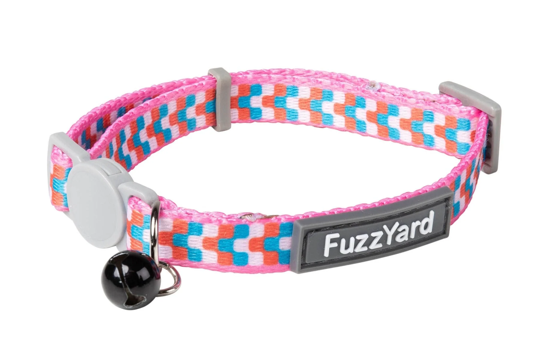 Cat Collar - Groovelock - Orange/Pink