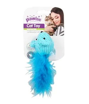 RATO LÃ C/ RABO DE PLUMA (CATNIP) (AZ/RS