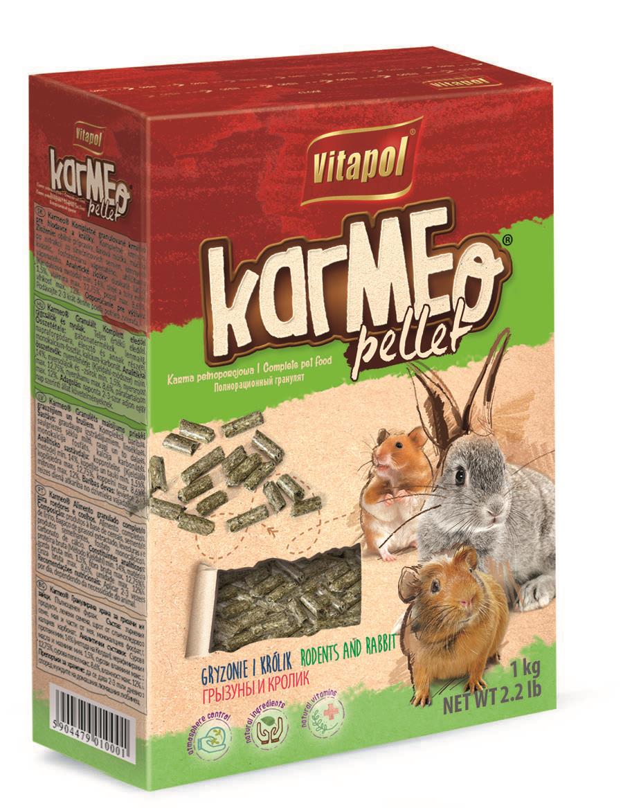 Karmeo Pellet karma pełnoporcjowa granulat dla gryzoni i królika 1 kg