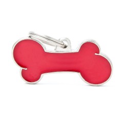 Classic XL Red Bone ID Tag