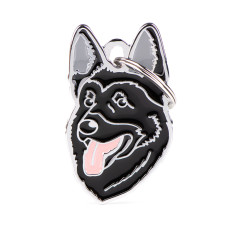 Friends Black German Shepherd ID Tag