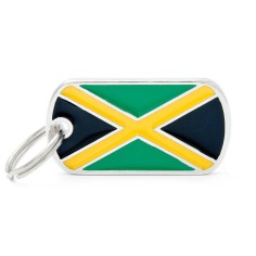 Flags Jamaica ID Tag