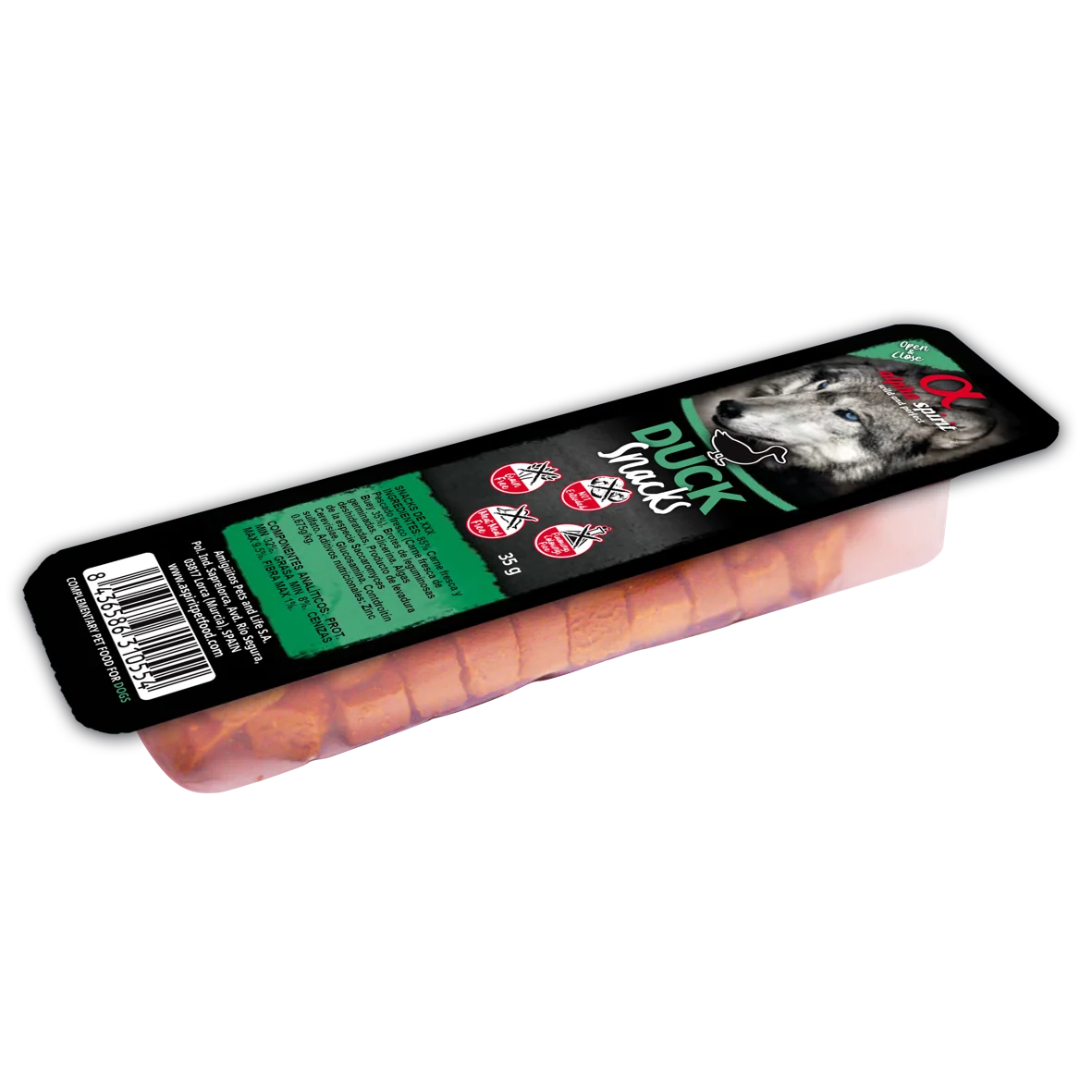 Snack de Pato para perros