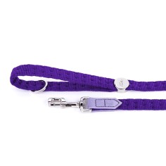 MyFamily Milano Correa en Premier Quality Italian Purple Nylon para Perro
