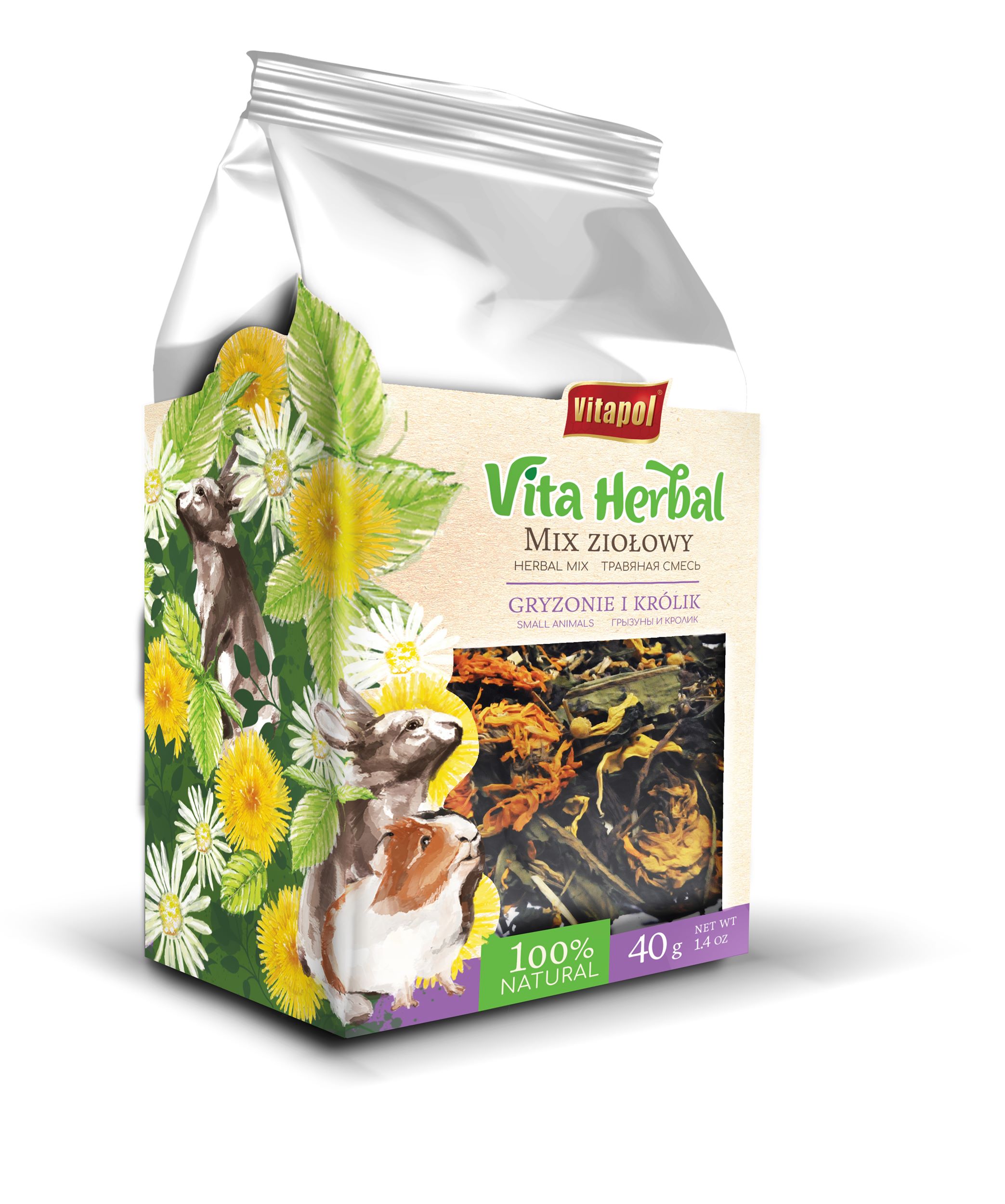Vita Herbal mix ziołowy dla gryzoni i królika 40 g