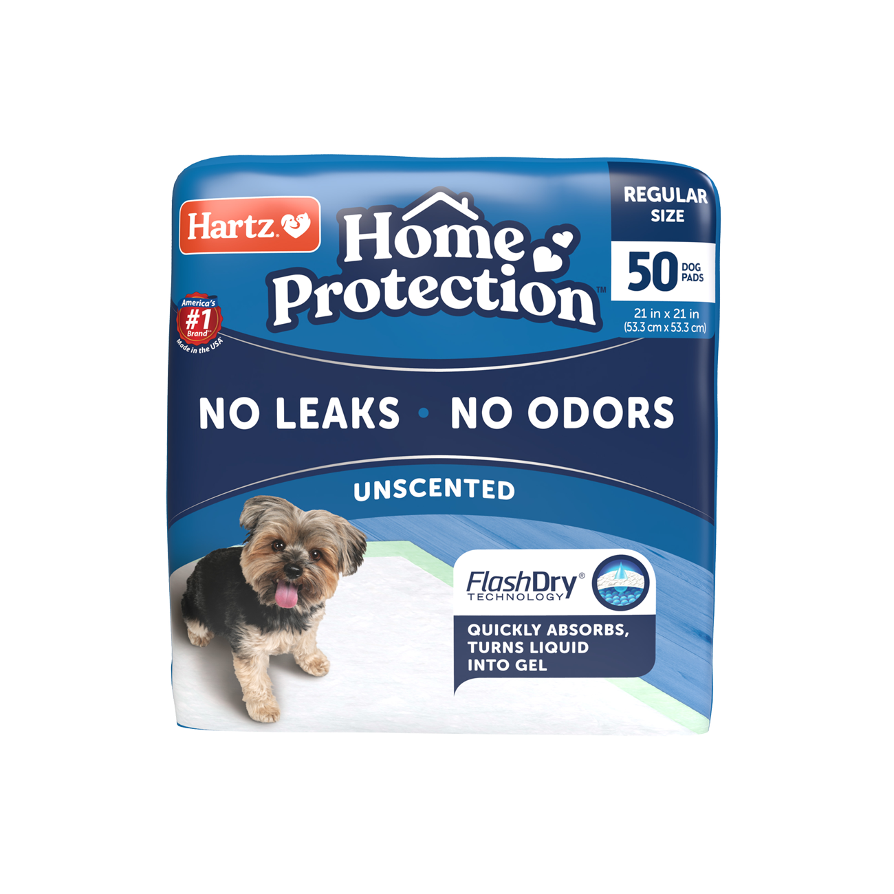 Hartz® Home Protection® Dog Pads 50 Count - Unscented